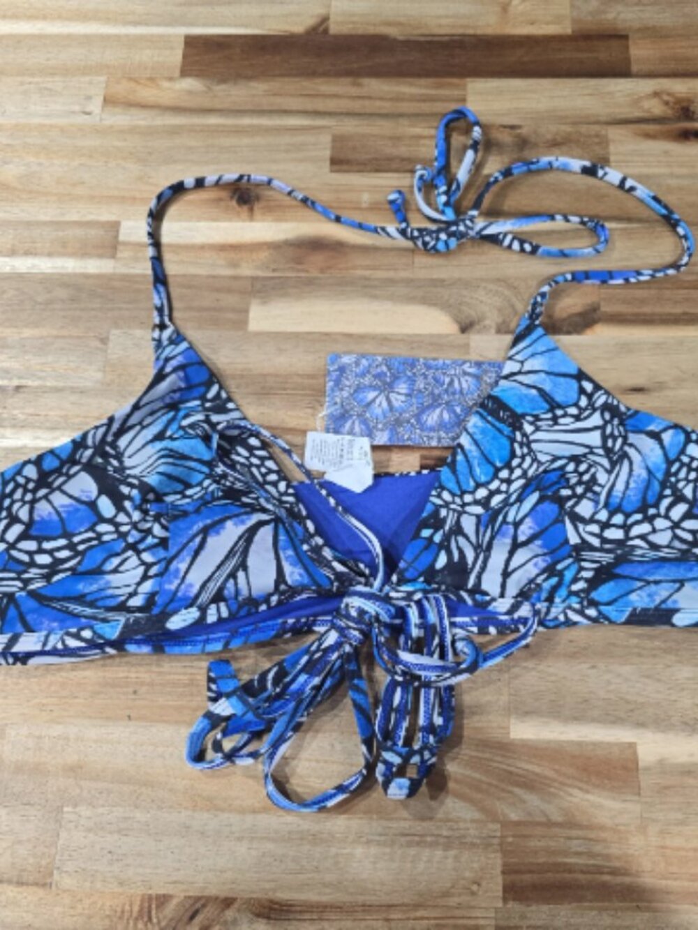 Toluca Women's XL/XXL Waist Wrap Triangle Bikini Swim Suit Top New w/ Tags!